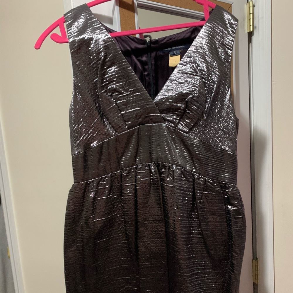 NWOT French Connection pewter dress
